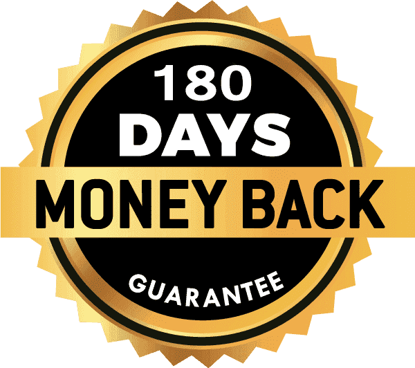 Nerve Fresh 180-day money-back guarantee seal